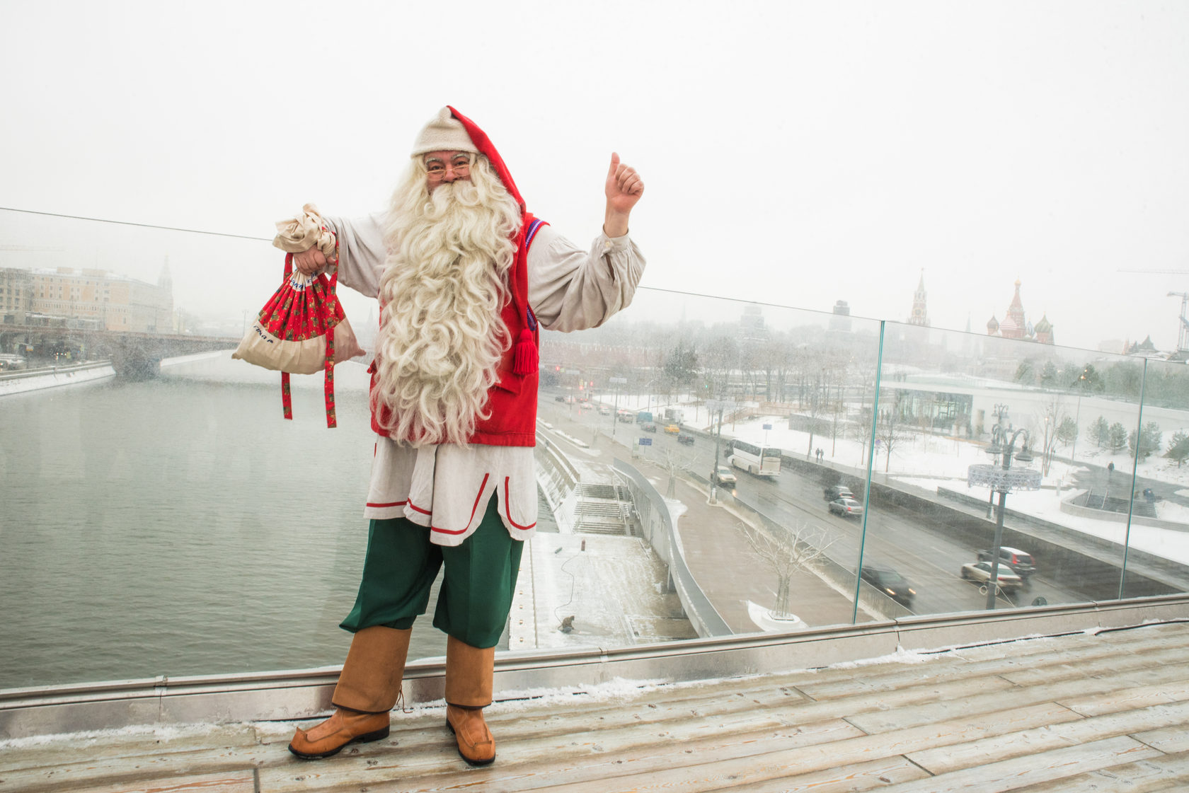 Санта-Клаус в Москве